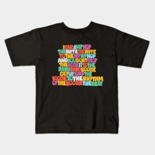 Rapper's Delight - Graffiti Grooves of Oldschool Hip Hop Kids T-Shirt